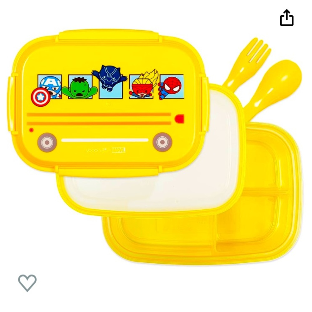 Yoobi x Marvel Avengers Bento Box and Ice Pack 3
Compartment Kawaii Lunch Box 🥪